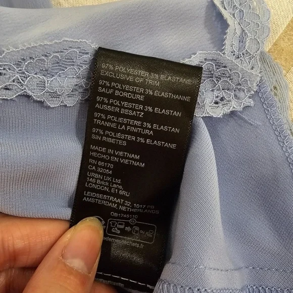 Urban Outfitters Serene Goddess Satin Slip Dress M - Picture 9 of 9